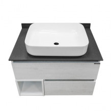 Тумба с раковиной Comfortу Прага-75 00-00004199 дуб белый