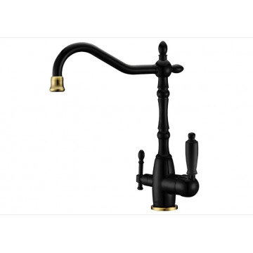 Смеситель для кухни Zorg Clean Water ZR 326-33 YF BLACK BRONZE бронза/черный