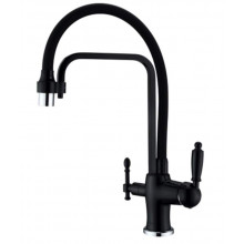 Смеситель для кухни Zorg Clean Water ZR 342-6 YF BLACK черный