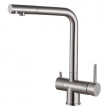 Смеситель для кухни Zorg Inox SZR-7039 сталь