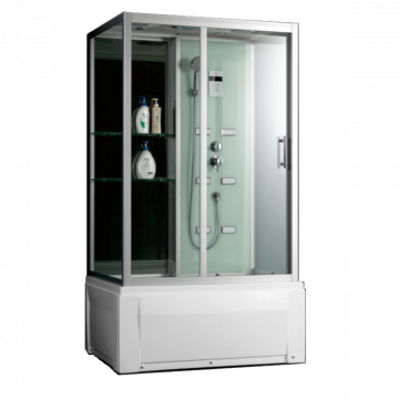 Душевая кабина Frank F553 с паром 120х85