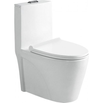 Унитаз-моноблок с сиденьем микролифт SantiLine SL-5012