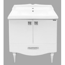 Тумба-умывальник Comforty Монако 80-2 00-00006677 белый глянец