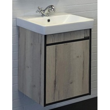 Тумба-умывальник Comforty Вена-45 00-00006653 дуб дымчатый