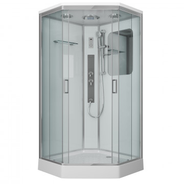 Душевая кабина Niagara Premium NG-6001-01GD 90х90 хром