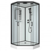 Душевая кабина Niagara Premium NG-6902-01D Black 100х100 черный