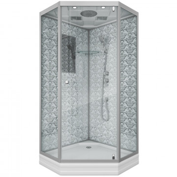 Душевая кабина Niagara Luxe NG-7701DW 90x90 хром