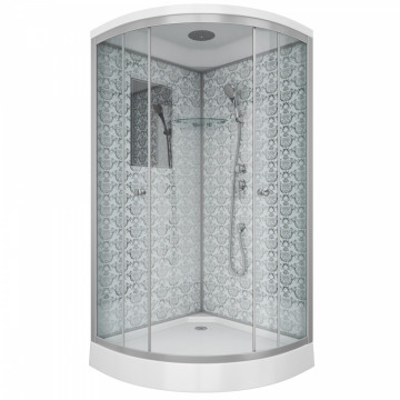Душевая кабина Niagara Luxe NG-7701W 90x90 хром