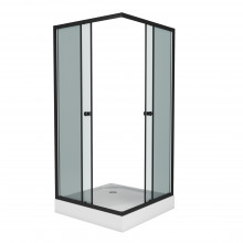 Душевой уголок Niagara Eco NG-009-14QT 90х90 черный/тонированное