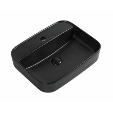 Раковина накладная Aquanet Soul-2-MB 50x40 273670 черный матовый