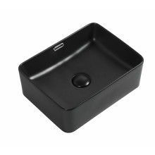 Раковина накладная Aquanet Perfect-1-MB 40.5x31.5 273678 черный матовый