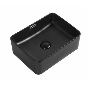 Раковина накладная Aquanet Perfect-1-MB 40.5x31.5 273678 черный матовый