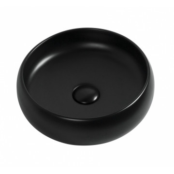 Раковина накладная Aquanet Roumd-1-MB 36х36 273680 черный матовый