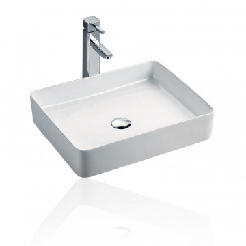 Раковина накладная Koller Pool Kvadro KR-0510-WB 51х40.5 белый
