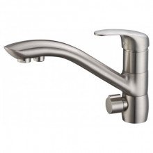Смеситель для кухни Kaiser Venus 39066-5 под фильтр серебро