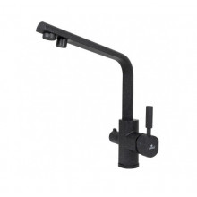 Смеситель для кухни Kaiser Decor 40144-12 под фильтр черный мрамор