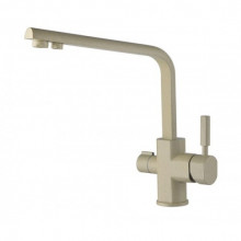 Смеситель для кухни Kaiser Decor 40144-7 под фильтр бежевый мрамор