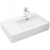 Накладная раковина WeltWasser Elbach 2223 R 60.5х43 белый глянец