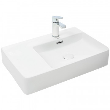 Накладная раковина WeltWasser Elbach 2223 R 60.5х43 белый глянец