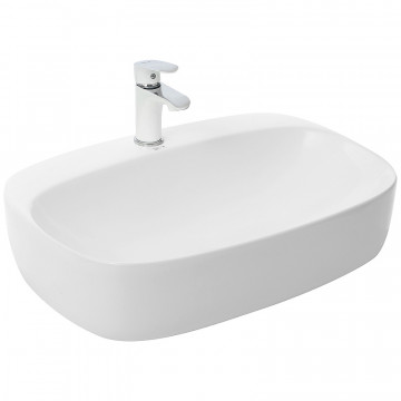 Накладная раковина WeltWasser Elbach 2236 59.5х42.5 белый глянец