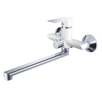 Смеситель для ванны Haiba HB22505-8 белый/хром