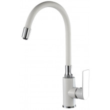 Смеситель для кухни Haiba HB73505-8 белый/хром