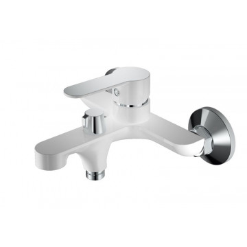 Смеситель для ванны Haiba HB60557-8 белый/хром