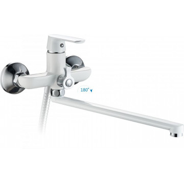 Смеситель для ванны Haiba HB22804 белый