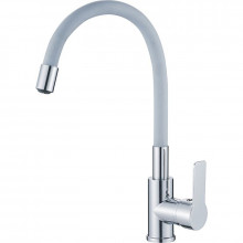 Смеситель для кухни Haiba HB70112-3 хром/серый