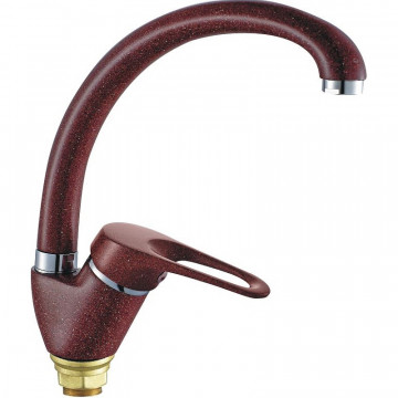 Смеситель для кухни Haiba HB4113-11 бордовый
