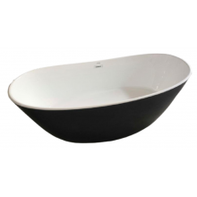 Отдельностоящая акриловая ванна Ceruttispa BELLA Nero GM1337W 8405 