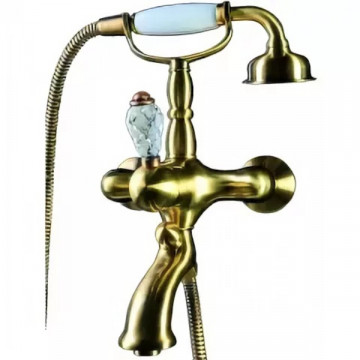 меситель для ванны Boheme Crystal 303-CRST бронза