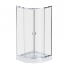 Душевой уголок Am.Pm X-Joy W88E-205-090MT с поддоном 90х90 хром матовый