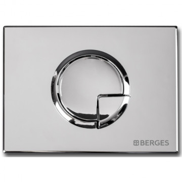 Клавиша смыва Berges Novum R3 040023 хром