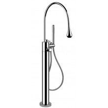 Смеситель для ванны напольный Gessi Goccia 24978.031 хром