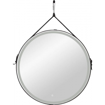 Зеркало Art&Max Milan AM-Mil-650-DS-F-Nero с подсветкой черный