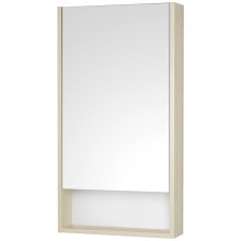 Зеркальный шкаф Акватон Сканди 45 1A252002SDB20 белый/дуб верона