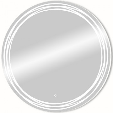 Зеркало Art&Max Bologna AM-Bol-D770-DS-F-H 77x77 с подсветкой
