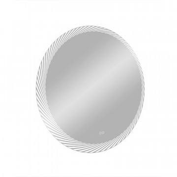 Зеркало Art&Max Sculpture AM-Scu-D770-DS-F-H 77x77 с подсветкой