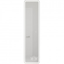 Зеркальный шкаф Art&Max Platino AM-Pla-400-1600-1D-R-L-DS-F с подсветкой белый