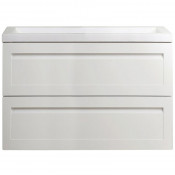 Тумба под раковину Art&Max Platino AM-Platino-900-2C-SO-BL белый глянец