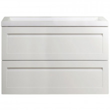 Тумба под раковину Art&Max Platino AM-Platino-900-2C-SO-BL белый глянец