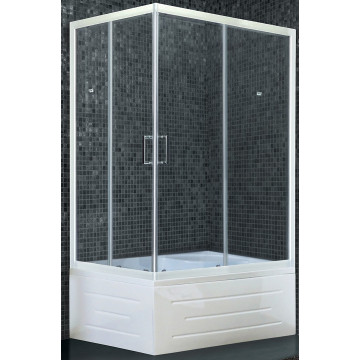 Душевой уголок Royal Bath RB 8120BP-T-R (прозрачное) правый
