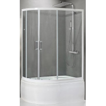 Душевой уголок Royal Bath RB 8120BK-T-R (прозрачное) правый