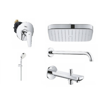 Набор встраиваемый для ванны Grohe BauEdge 110500 (29079001+26681000+28576000+13390000+26084002)