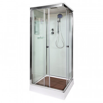 Душевая кабина Deto K401SEL 100x100 с электрикой
