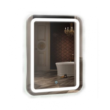 Зеркало Цвет и стиль Lucia Led НФ-00011394 с подогревом, часами и датчиком движения