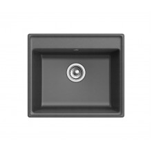 Мойка мрамор Granfest Vertex чаша  580*500 мм GF-V--580 графит