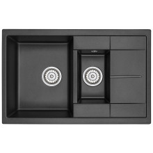 Кухонная мойка Granula 7802sv шварц