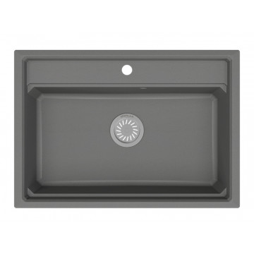 Кухонная мойка Granula Kitchen Space KS-7301 73x51 алюминиум